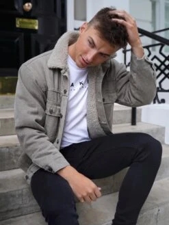 Rapha Denim Jacket - Stone 9 Rapha Denim Jacket - Stone -Blakely Clothing Store 2029RAPHAJACKETSTONED