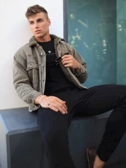 Rapha Denim Jacket - Army Green 14 Rapha Denim Jacket - Army Green -Blakely Clothing Store 2029aRmyGREEN2D 1