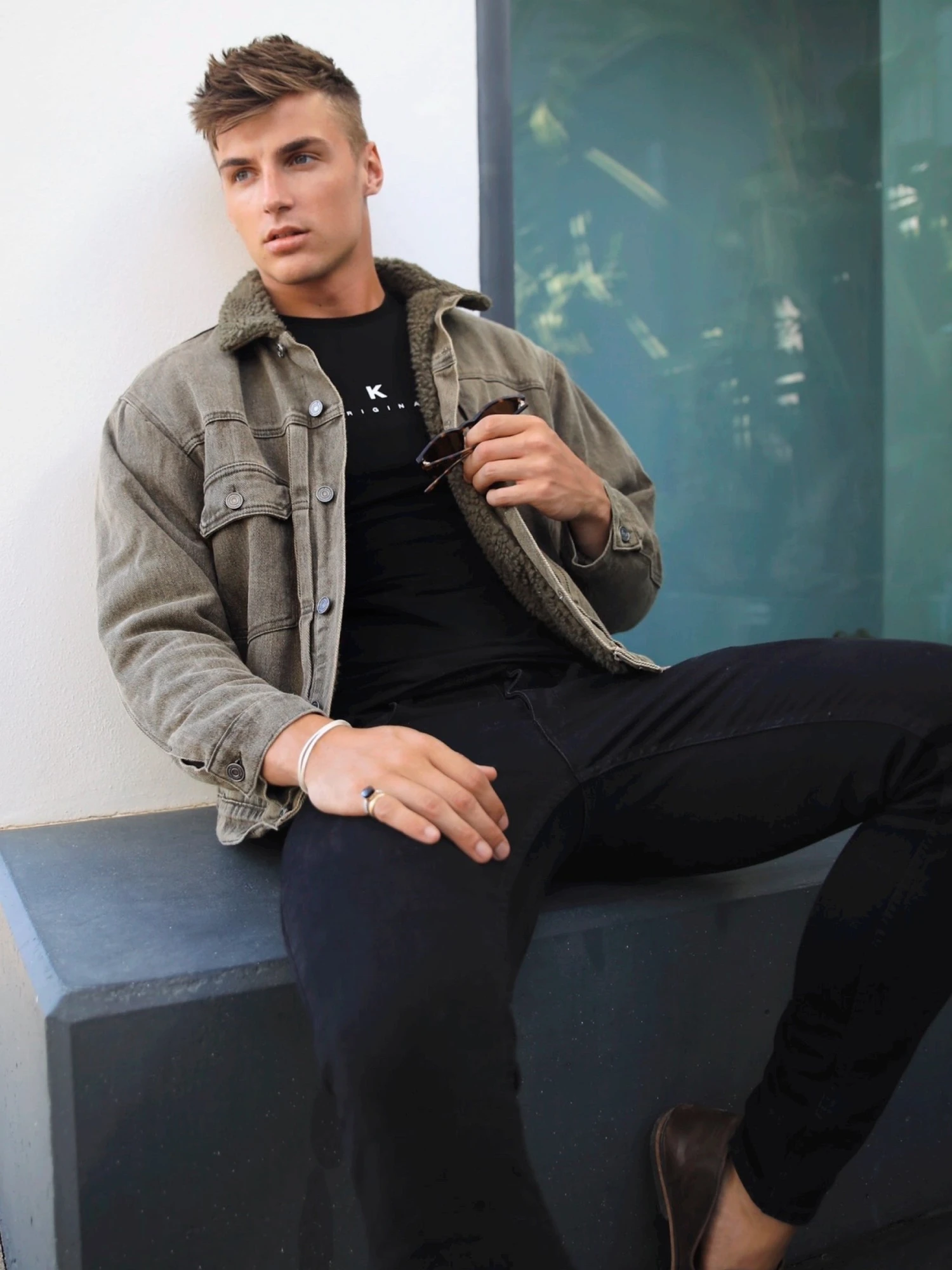 Rapha Denim Jacket - Army Green 6 Rapha Denim Jacket - Army Green - Image 6