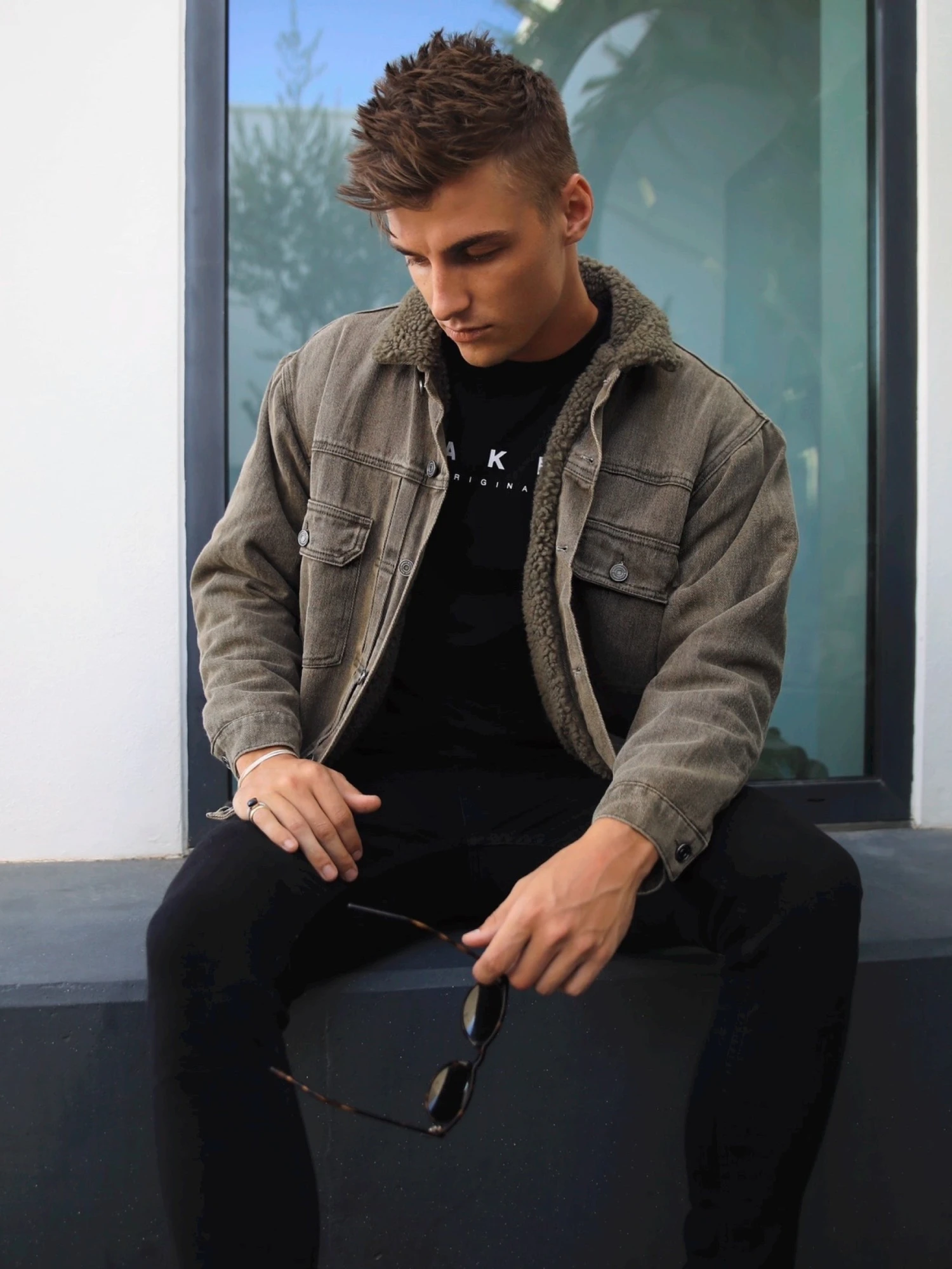 Rapha Denim Jacket - Army Green 8 Rapha Denim Jacket - Army Green - Image 8