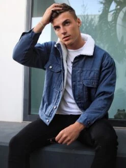 Raleigh Denim Jacket - Blue -Blakely Clothing Store 2030Blue5D