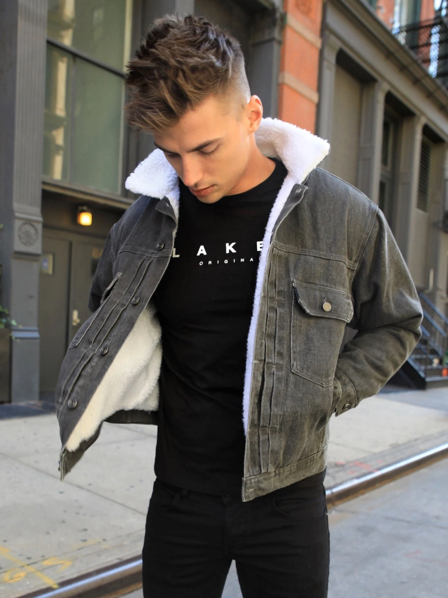 Raleigh Denim Jacket - Grey 1 Raleigh Denim Jacket - Grey