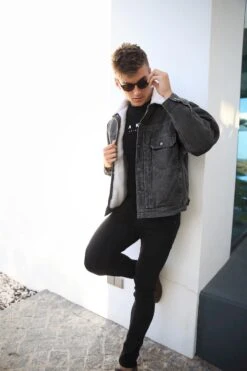 Raleigh Denim Jacket - Grey 21 Raleigh Denim Jacket - Grey -Blakely Clothing Store 2030Grey3