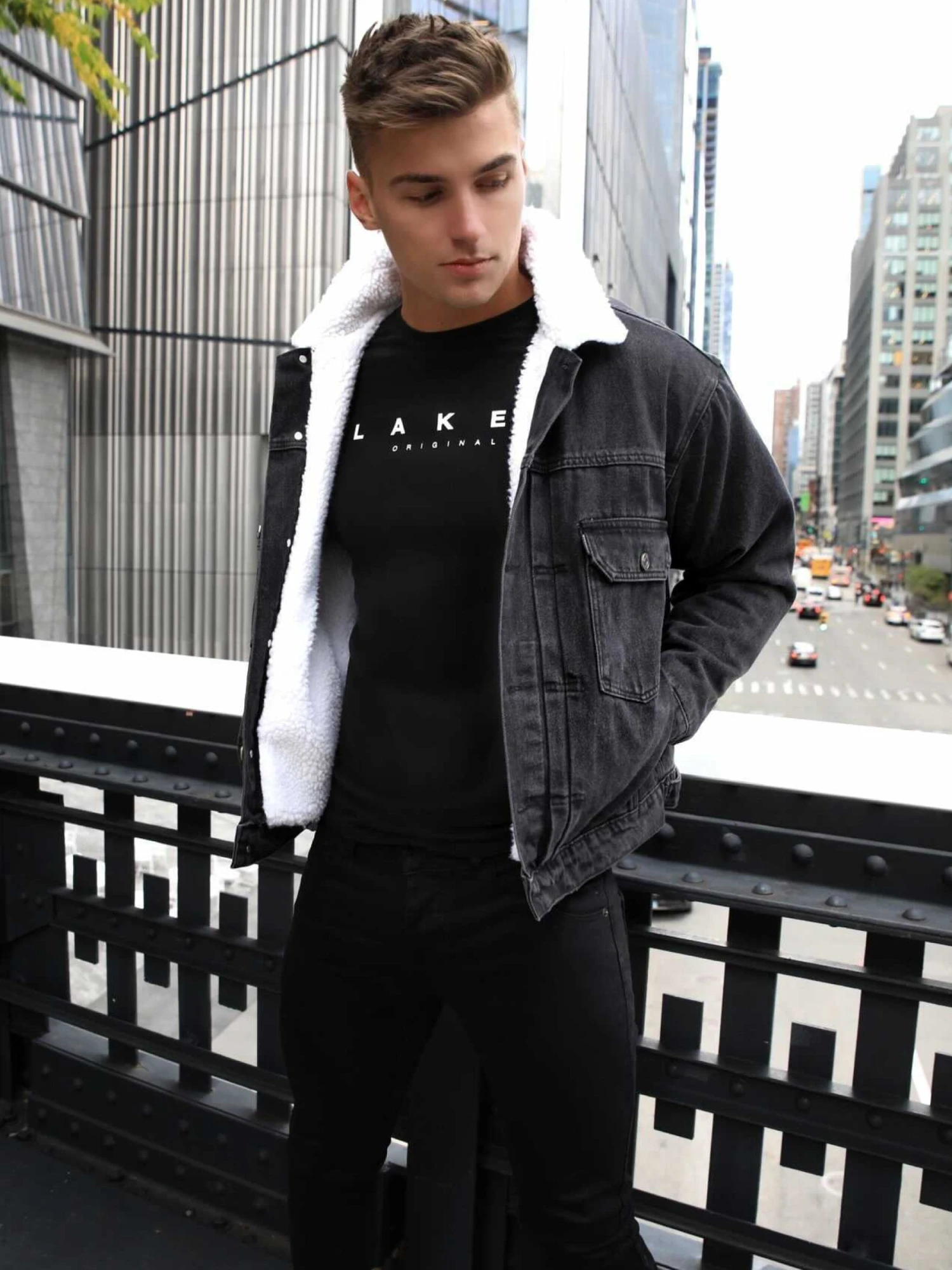 Raleigh Denim Jacket - Grey 7 Raleigh Denim Jacket - Grey - Image 7