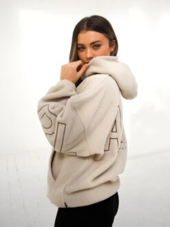 Borg Isabel Oversized Hoodie - Tan -Blakely Clothing Store 2035Tan 10D