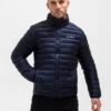 Lucas Lightweight Puffer Jacket - Navy -Blakely Clothing Store 2039Navy 02LEADD
