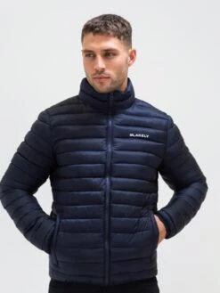 Lucas Lightweight Puffer Jacket - Navy -Blakely Clothing Store 2039Navy 05D