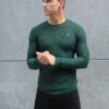 Mason Knit Jumper - Dark Green -Blakely Clothing Store 2041AGreen04D