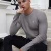 Mason Knit Jumper - Grey 12 Mason Knit Jumper - Grey -Blakely Clothing Store 2041MasonGreyLead