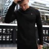 Yardley Knit Jumper - Black -Blakely Clothing Store 2042blackleadD