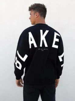 Idris Oversized Jumper - Black -Blakely Clothing Store 2046ABLACKD 2