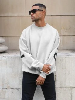 Idris Oversized Jumper - Stone -Blakely Clothing Store 2046ASTONEIDRISJUMPER01