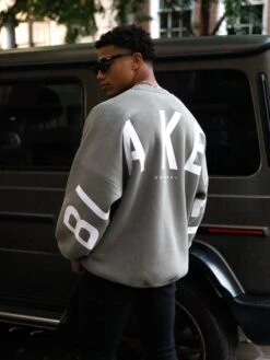 Idris Oversized Jumper - Safari Green -Blakely Clothing Store 2046D