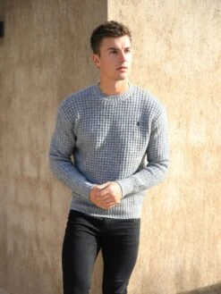 Burford Knit Jumper - Grey -Blakely Clothing Store 2075Grey 06D