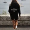 Monaco Women's Relaxed Hoodie - Black