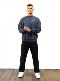 Sami Relaxed Jumper - True Navy -Blakely Clothing Store 215IMTRUENAVYD 3