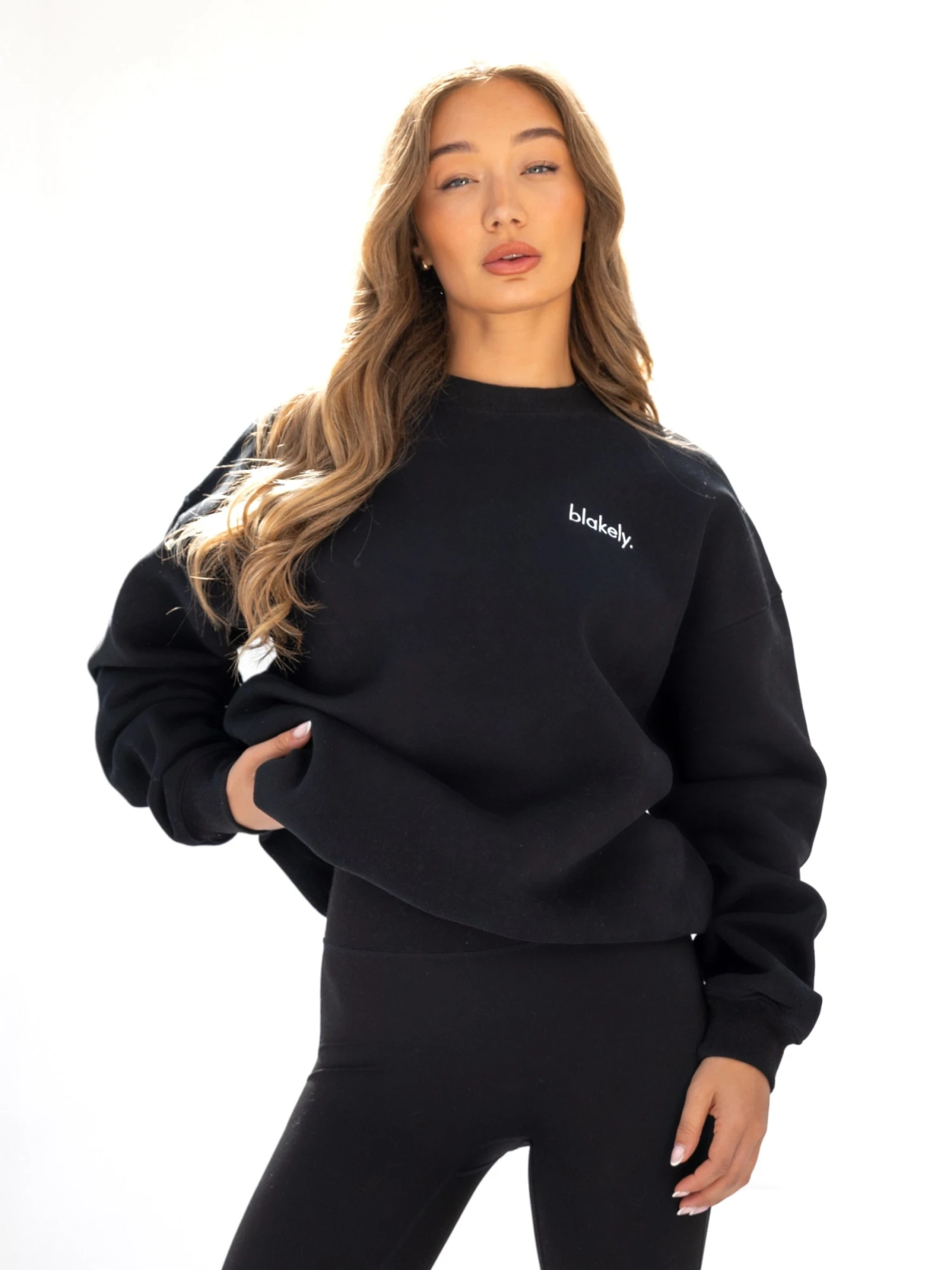 Sami Oversized Jumper - Black 1 Sami Oversized Jumper - Black