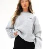 Sami Oversized Jumper - Marl Grey -Blakely Clothing Store 215IWMARLGREYLEADD