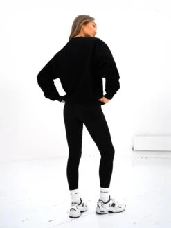 Madison Oversized Jumper - Black 9 Madison Oversized Jumper - Black -Blakely Clothing Store 2160BLACK02D