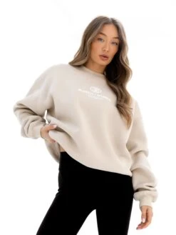 Madison Oversized Jumper - Dune -Blakely Clothing Store 2160TAN03D