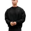 Otis Relaxed Jumper - Black 8 Otis Relaxed Jumper - Black -Blakely Clothing Store 2161BLACKLEADD