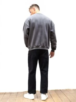 Otis Relaxed Jumper - Charcoal -Blakely Clothing Store 2161CHARCOAL03D