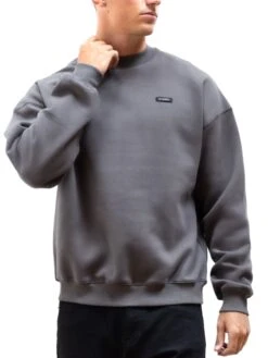 Otis Relaxed Jumper - Charcoal -Blakely Clothing Store 2161CHARCOAL04D