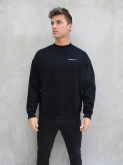 Series Relaxed Jumper - Black -Blakely Clothing Store 216AMBlack 02D