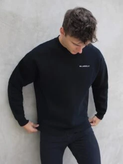 Series Relaxed Jumper - Black -Blakely Clothing Store 216AMBlack 05D