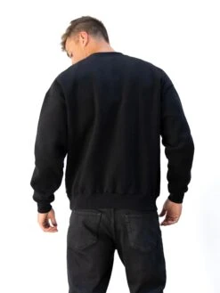Logo Relaxed Jumper - Black -Blakely Clothing Store 216IMBLACKD 3
