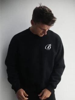 Vita Relaxed Jumper - Black -Blakely Clothing Store 216IMBlack 04D