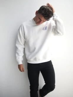 Vita Relaxed Jumper - Flat White -Blakely Clothing Store 216IMFlatwhite 06D