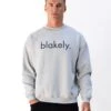 Logo Relaxed Jumper - Marl Grey 10 Logo Relaxed Jumper - Marl Grey -Blakely Clothing Store 216IMMARLGREYLEADD