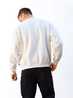 Logo Relaxed Jumper - Marl White -Blakely Clothing Store 216IMMARLWHITED 3