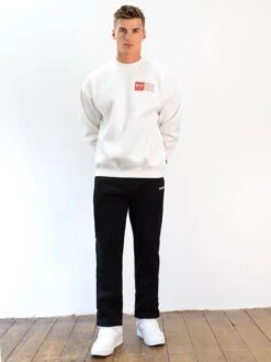 Tribeca 610 Relaxed Jumper - Flat White -Blakely Clothing Store 216NMARLWHITE01D