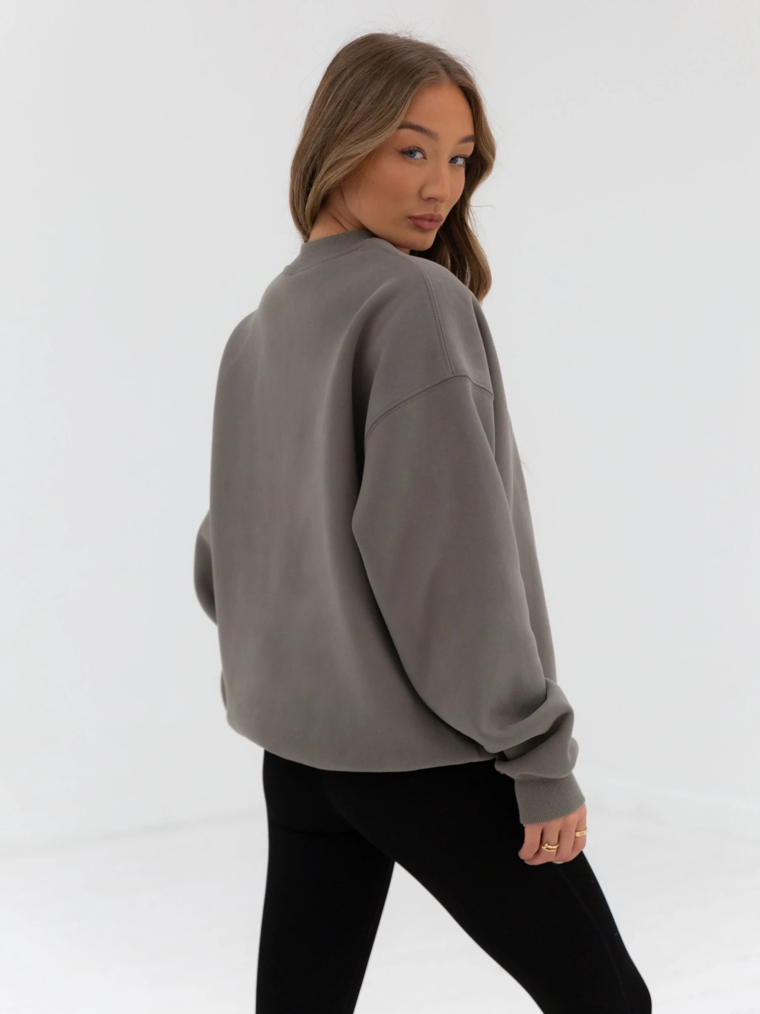 Varsity Oversized Jumper - Safari Green 5 Varsity Oversized Jumper - Safari Green - Image 5