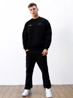 Champions Legacy Relaxed Jumper - Black 9 Champions Legacy Relaxed Jumper - Black -Blakely Clothing Store 217SMBLACK05D