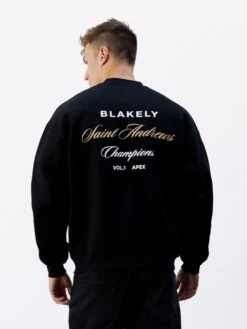 Champions Legacy Relaxed Jumper - Black 10 Champions Legacy Relaxed Jumper - Black -Blakely Clothing Store 217SMBLACK06LEADD