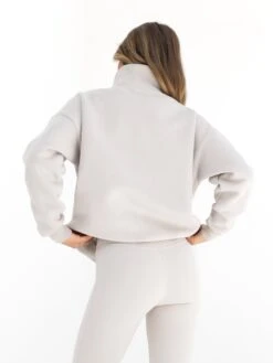 Active Studios 1/4 Zip Jumper - Ivory -Blakely Clothing Store 218ABONE01D