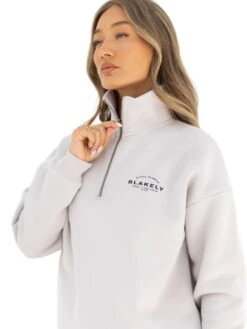 Active Studios 1/4 Zip Jumper - Ivory -Blakely Clothing Store 218ABONE06D