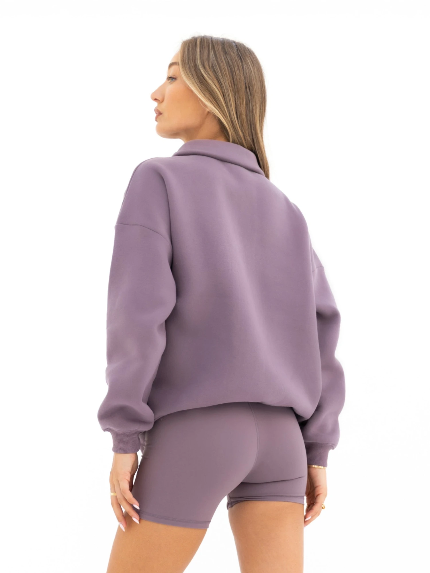 Active Studios 1/4 Zip Jumper - Grape 4 Active Studios 1/4 Zip Jumper - Grape - Image 4