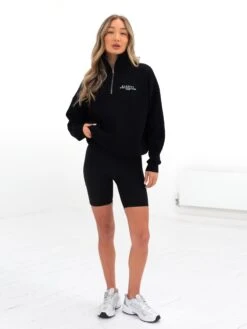 Ultimate 1/4 Zip Jumper - Black -Blakely Clothing Store 218GBLACK 04D