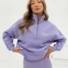 Ultimate 1/4 Zip Jumper - Lilac