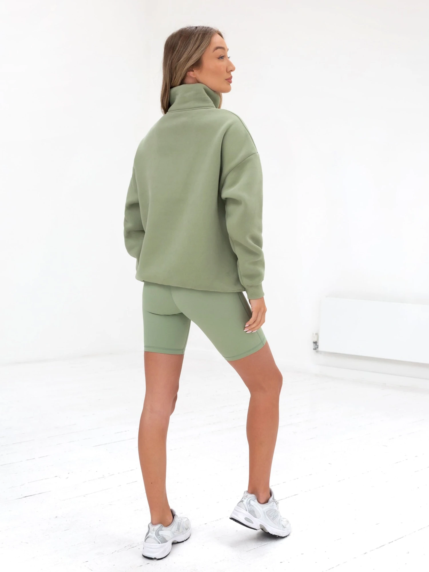Ultimate 1/4 Zip Jumper - Pistachio 4 Ultimate 1/4 Zip Jumper - Pistachio - Image 4
