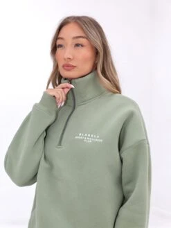 Ultimate 1/4 Zip Jumper - Pistachio 14 Ultimate 1/4 Zip Jumper - Pistachio -Blakely Clothing Store 218GPistachio 09D