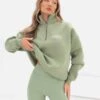 Ultimate 1/4 Zip Jumper - Pistachio -Blakely Clothing Store 218GPistachio 10LEADDcopy