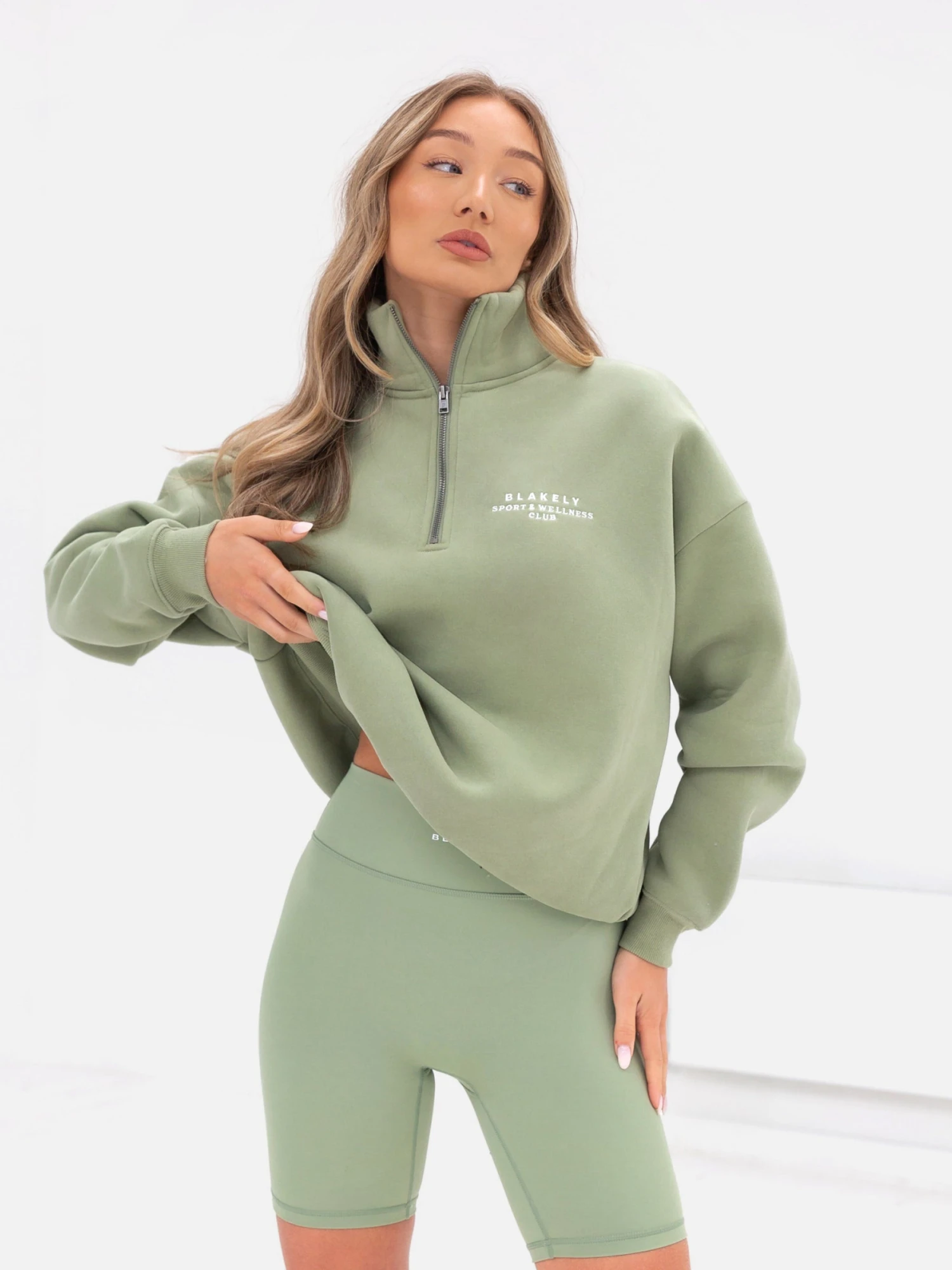 Ultimate 1/4 Zip Jumper - Pistachio 1 Ultimate 1/4 Zip Jumper - Pistachio
