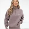 Ultimate 1/4 Zip Jumper - Pink Taupe -Blakely Clothing Store 218GTAUPELEAD