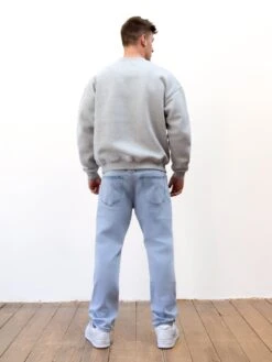 Legacy Relaxed Jumper - Marl Grey -Blakely Clothing Store 218SM GREY04D