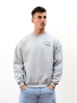 Legacy Relaxed Jumper - Marl Grey